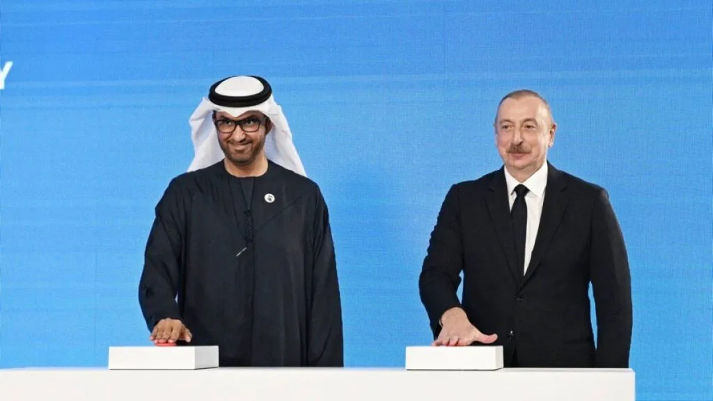 azerbaijan and uae launch joint renewable energy project as cop29 preparations underway LHYDpCEv