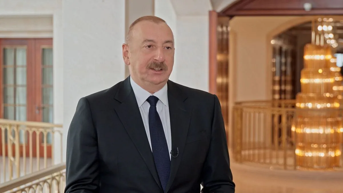 president aliyev calls for oil producing countries to pay more to help tackle global climate issues Mc9N4B3f